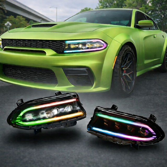 Lighting Trendz 2015-2024 Dodge Charger Jewel Eye Pre-Built Headlights main image